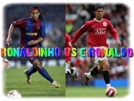 ronaldinho vs c.ronaldo